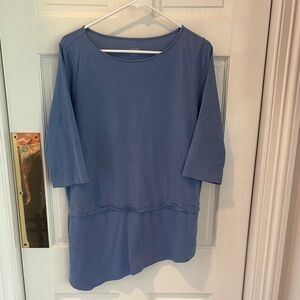 J. Jill Soft Blue Tunic Top